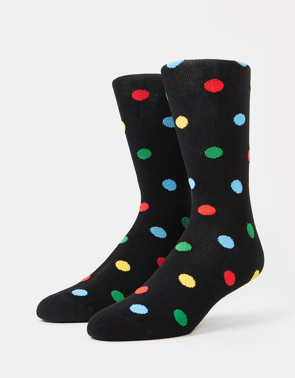 Chaussettes à pois Route One - Noir