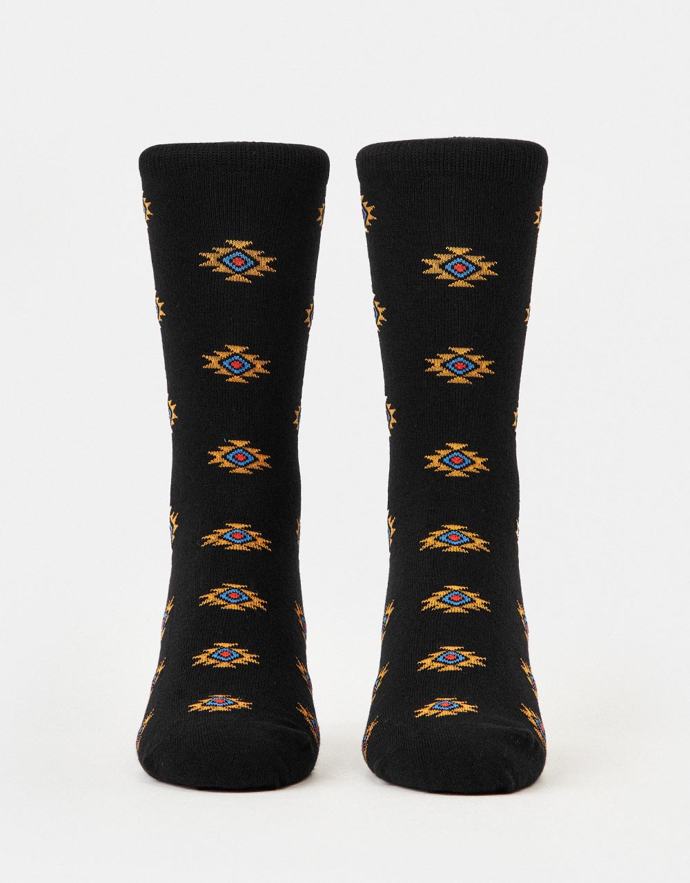 Route One Navajo Socks - Black