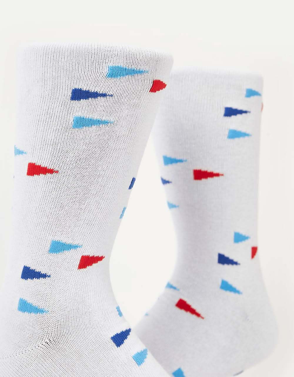 Route One Flag Socks - White