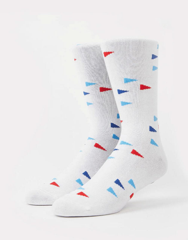 Route One Flag Socken – Weiß