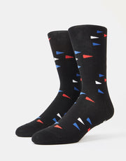 Route One Flag Socken – Schwarz