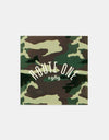 Route One Square Arch Logo Large Sticker - Camo