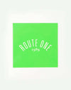 Route One Square Arch Logo Large Sticker - Olive/White