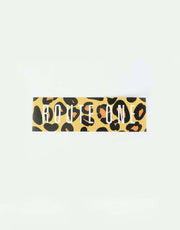 Route One Straight Logo Small Sticker - Cheetah