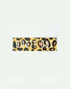 Route One Straight Logo Small Sticker - Cheetah