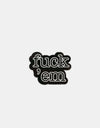 Route One Fuck 'Em Logo Sticker - Black/White