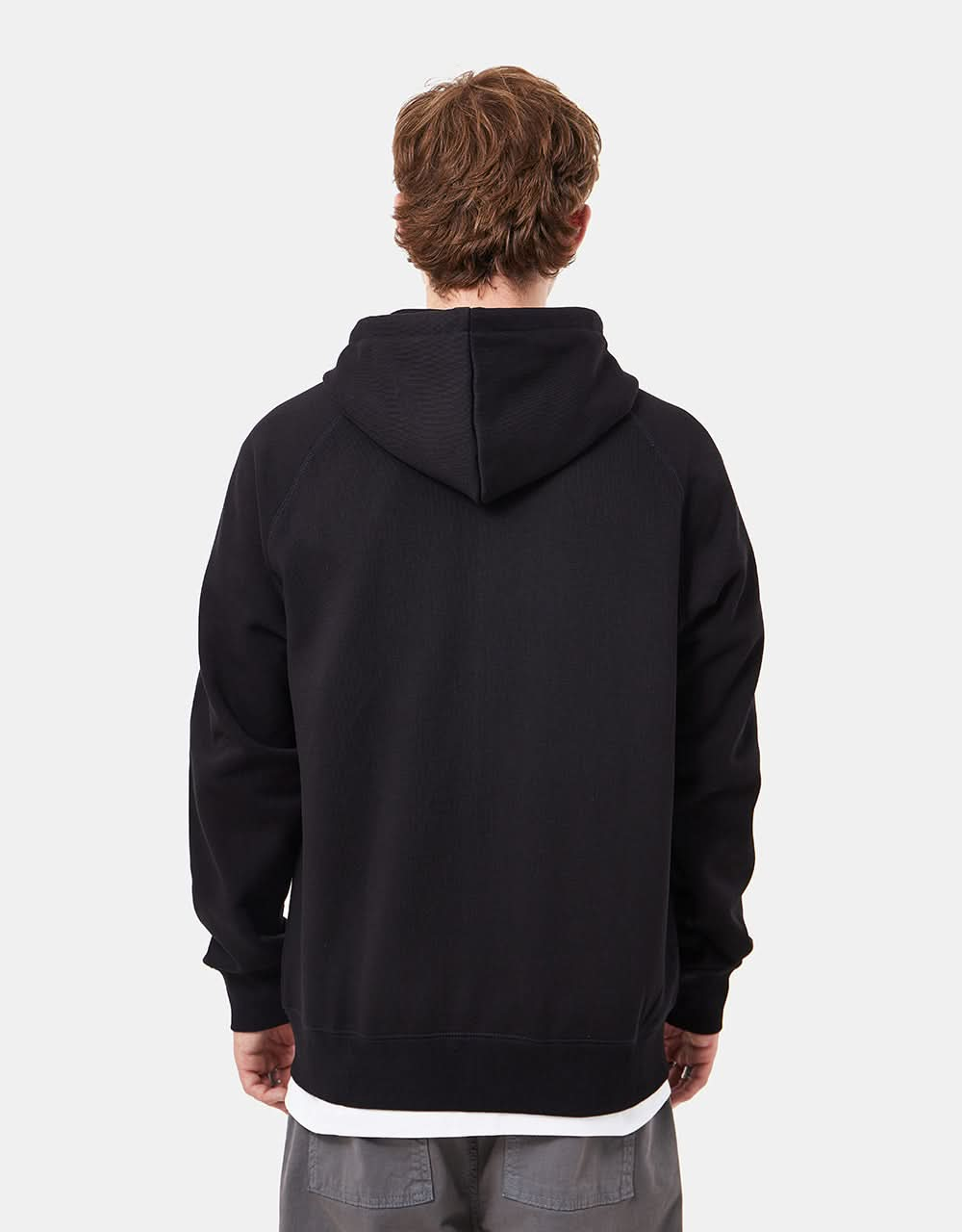 Carhartt WIP Hooded Chase Jacket - Black/Gold