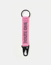 Route One Athletic Key Clip - Neon Pink