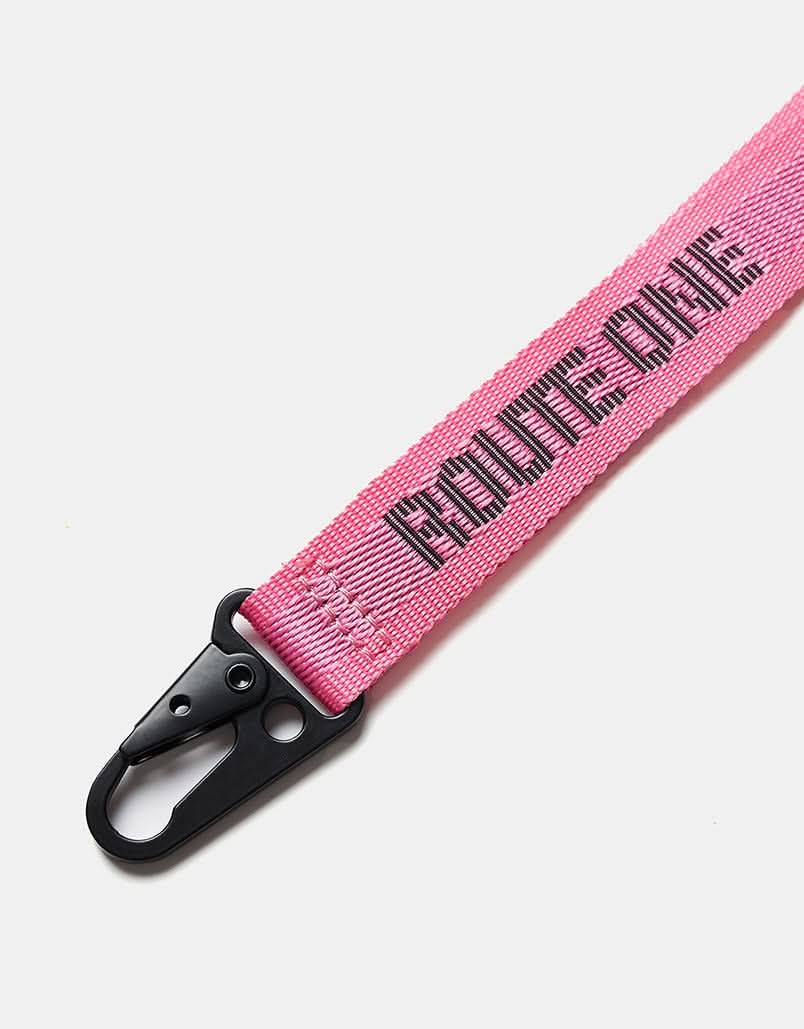 Route One Athletic Lanyard - Neon Pink