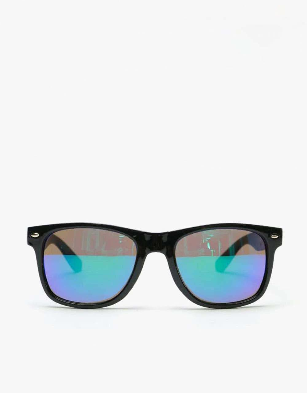 Route One Wayfarer Sunglasses - Black (Coloured Lens)