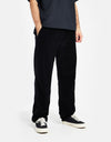 Route One Relaxed Fit Big Wale Cords - Black