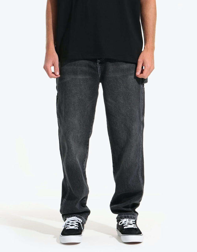 Route One Denim Carpenter Pants  - Washed Black