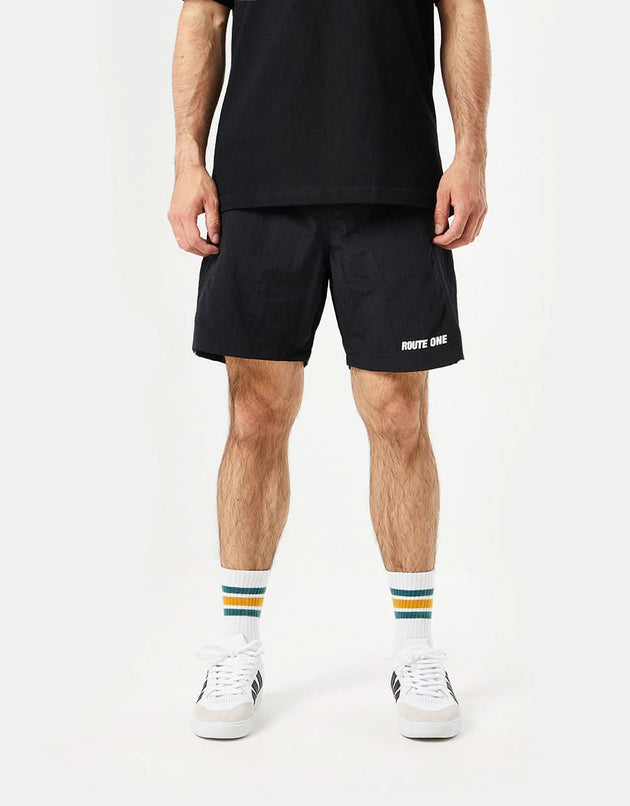 Route One Jammin Shorts – Schwarz