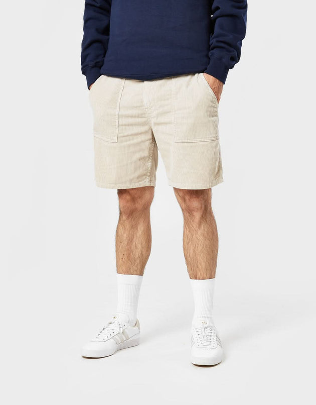 Route One Classic Cord Shorts - Khaki