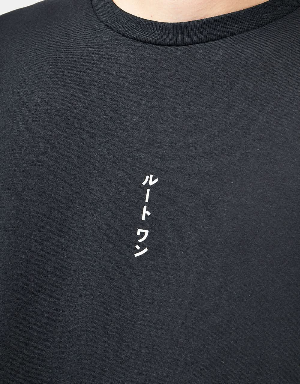 T-Shirt Route One Katakana - Noir