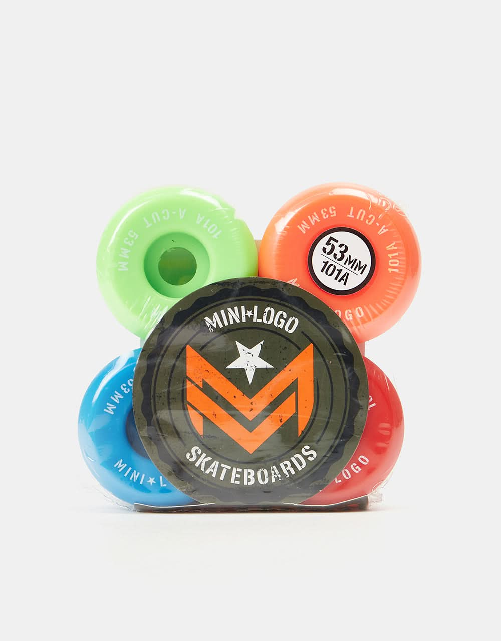 Mini Logo A-Cut 2 101a Skateboard-Rad – 53 mm