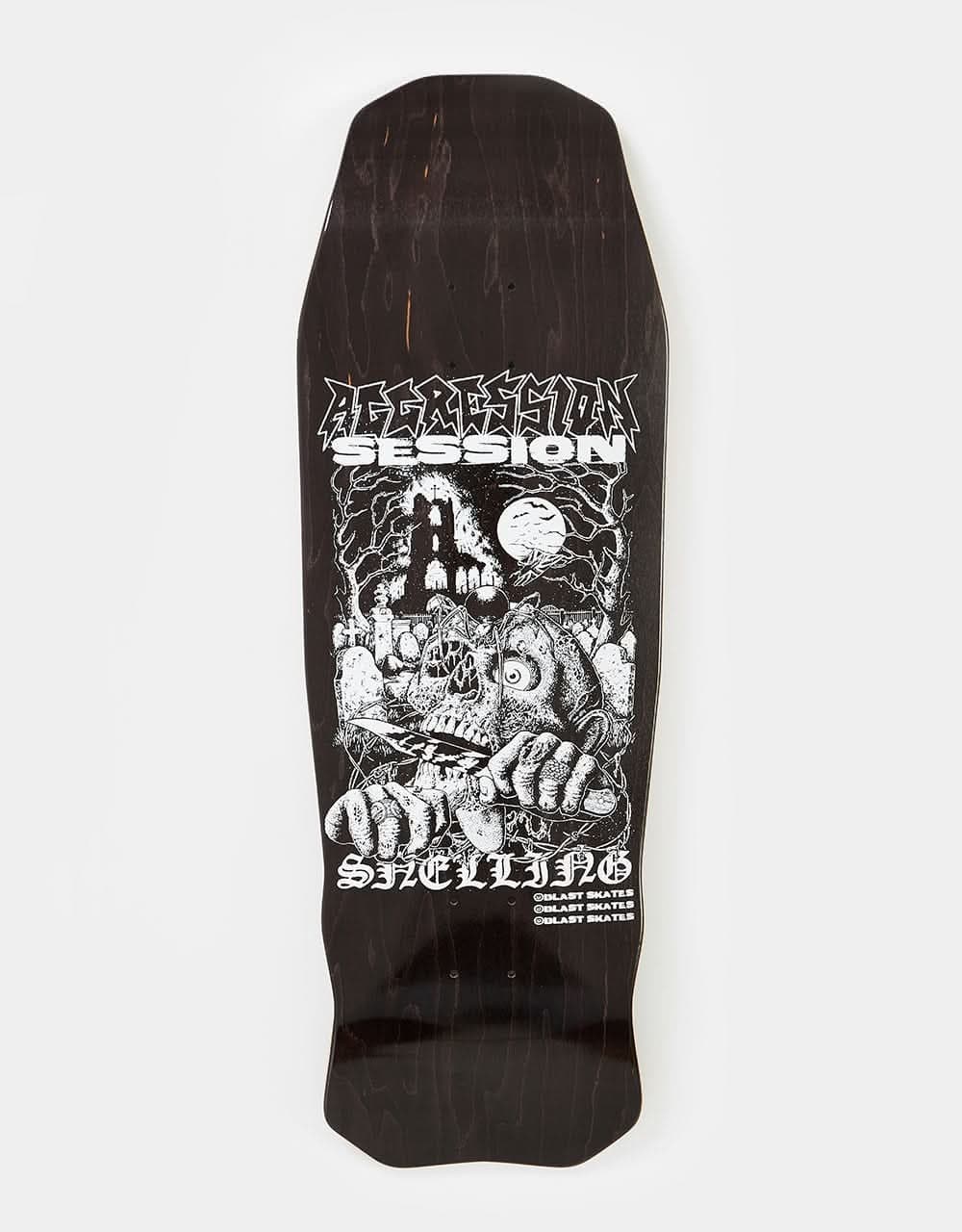 Blast Snelling Aggession Session Skateboard Deck - 10"