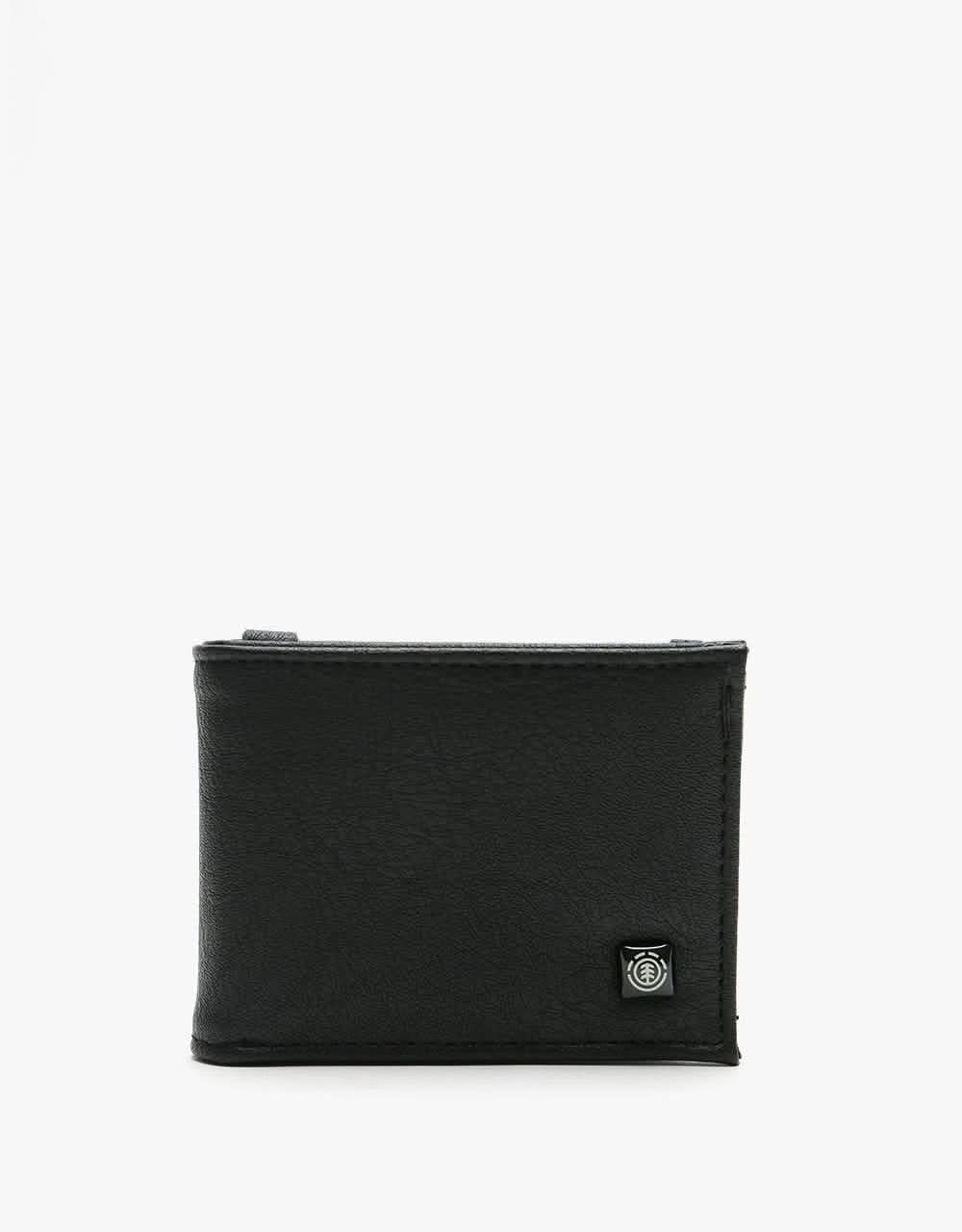 Element Segur Leather Wallet - Flint Black