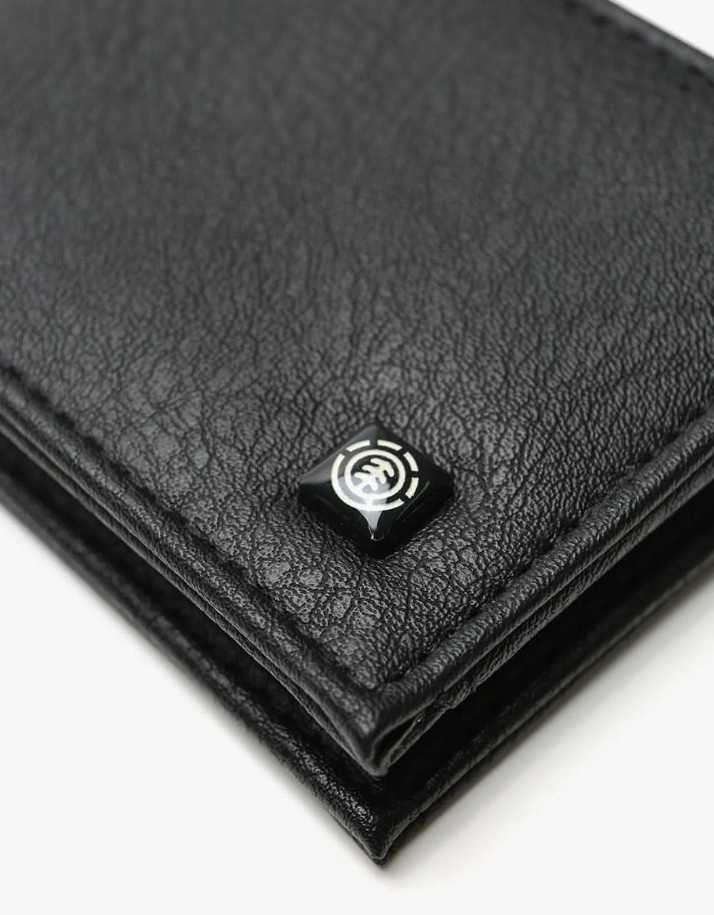 Element Segur Leather Wallet - Flint Black