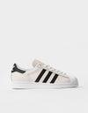 adidas Superstar ADV Skate Shoes - White/Core Black/Gold Metallic