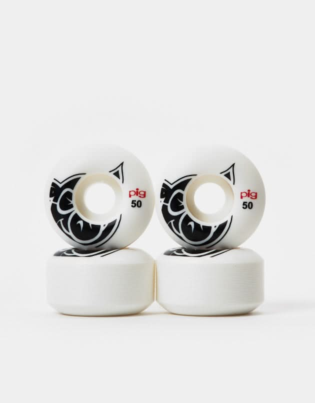 Pig Head Natural 101a Skateboard Wheel - 50mm