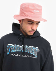 Route One Script Cord Bucket Hat - Dusty Peach