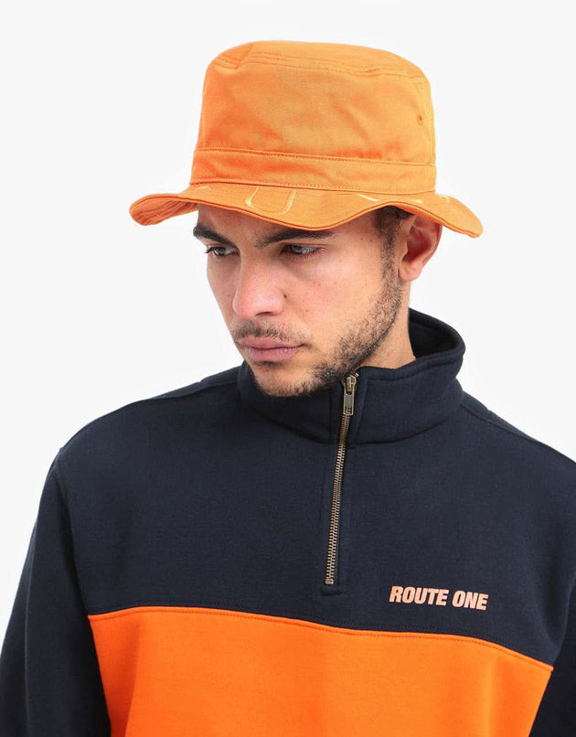 Route One Brimmed Bucket Hat - Orange