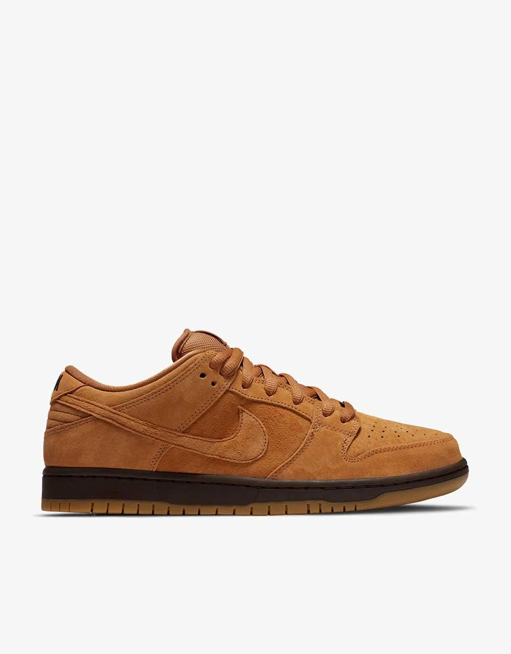 Nike SB Dunk Low Pro Skate Chaussures - Flax/Flax-Flax-Baroque Brown