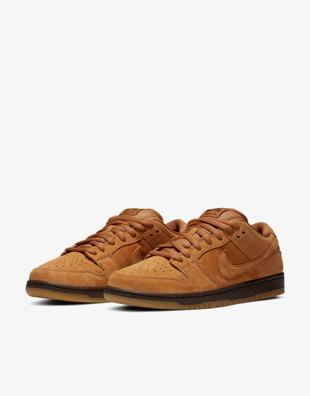 Nike SB Dunk Low Pro Skateschuhe – Flax/Flax-Flax-Baroque Brown