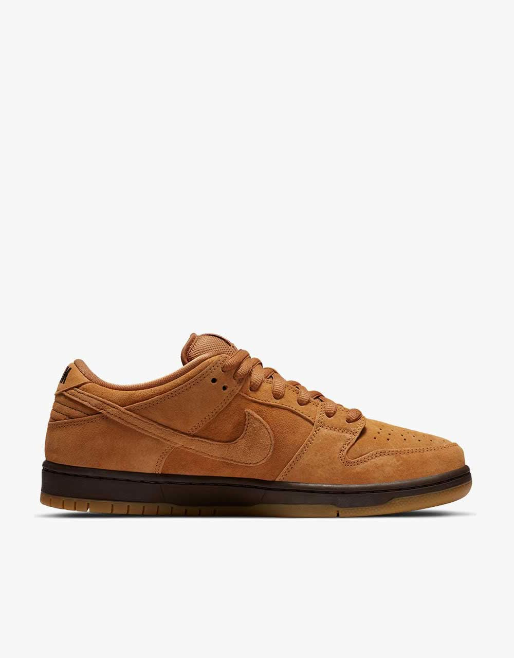 Nike SB Dunk Low Pro Skate Chaussures - Flax/Flax-Flax-Baroque Brown