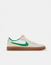 Nike SB Heritage Vulc Skate Shoes - Summit White/Lucky Green-White