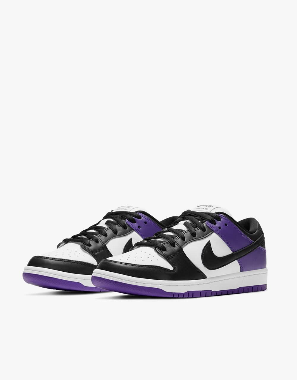 Nike SB Dunk Low Pro Skateschuhe – Court Purple/Schwarz-Weiß-Court Purple