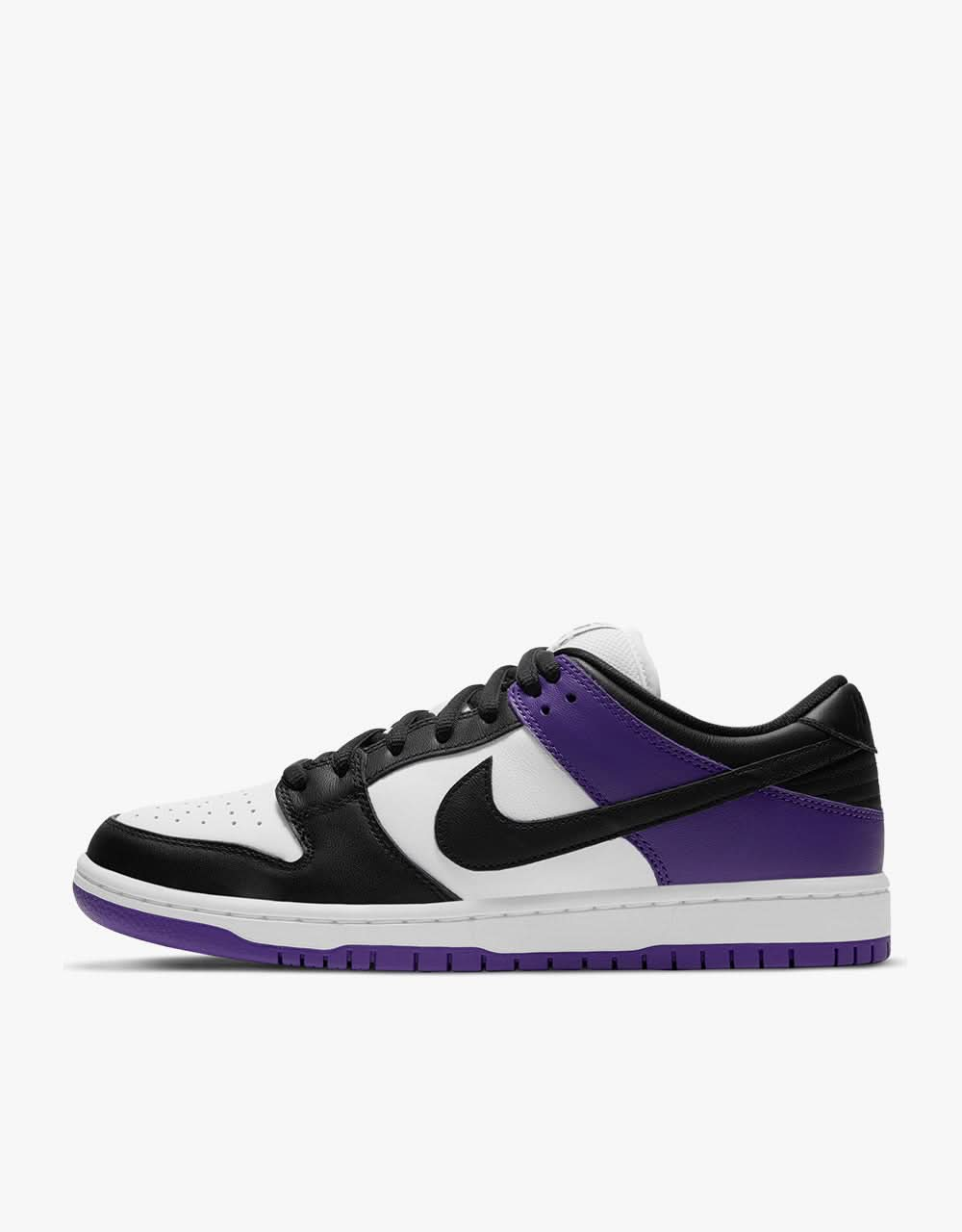 Nike SB Dunk Low Pro Skateschuhe – Court Purple/Schwarz-Weiß-Court Purple