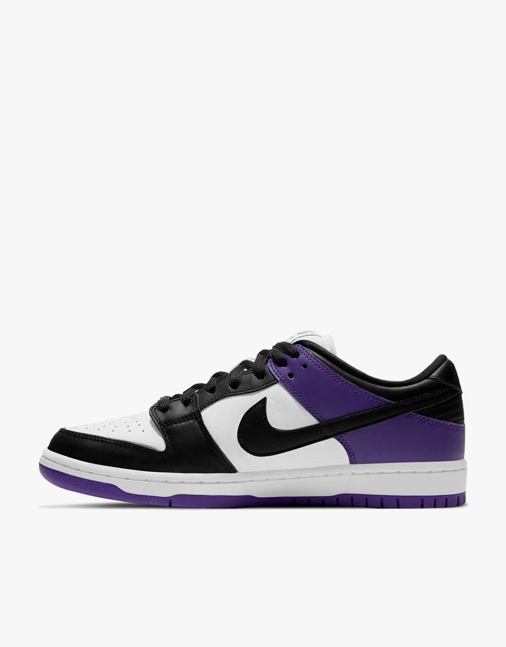 Nike SB Dunk Low Pro Skateschuhe – Court Purple/Schwarz-Weiß-Court Purple