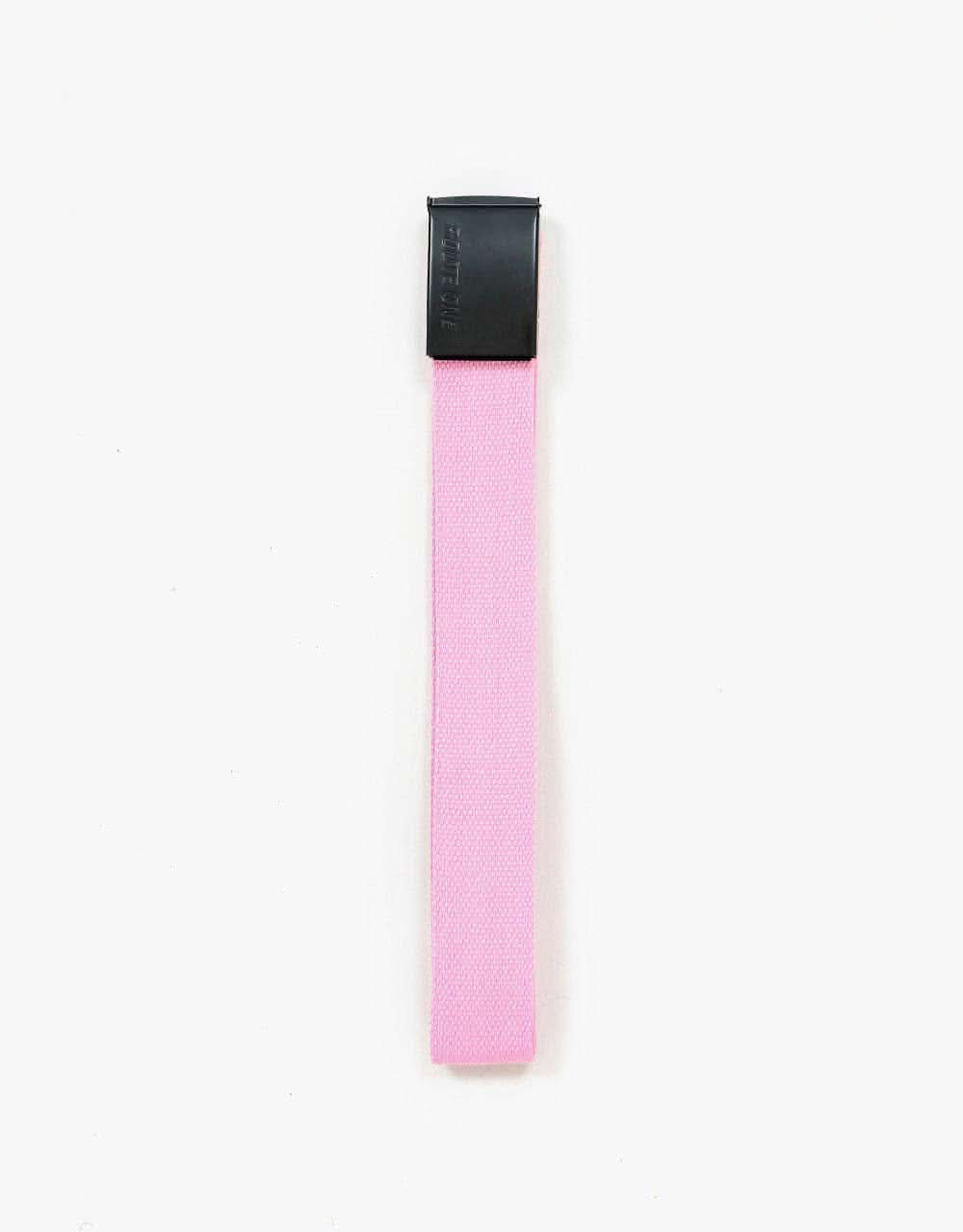 Route One Athletic Web Belt - Light Pink