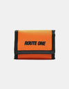 Route One Athletic Tri-Fold Wallet - Orange