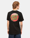 Santa Cruz Classic Dot Chest T-Shirt - Black