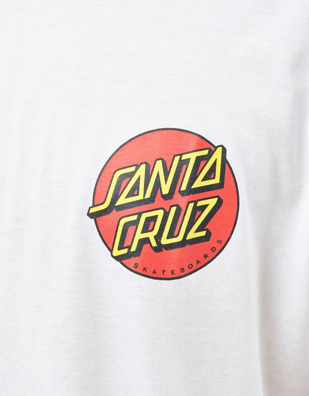 Santa Cruz Classic Dot Chest T-Shirt - White