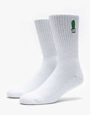 Route One Cactus Socks - White