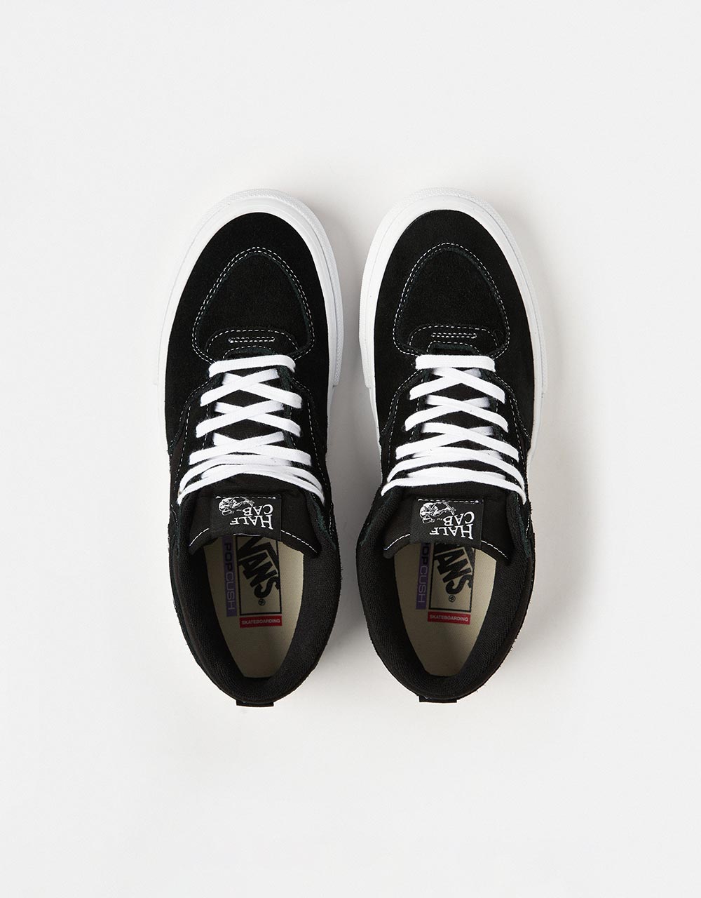 Vans Skate Half Cab Shoes - Black/White