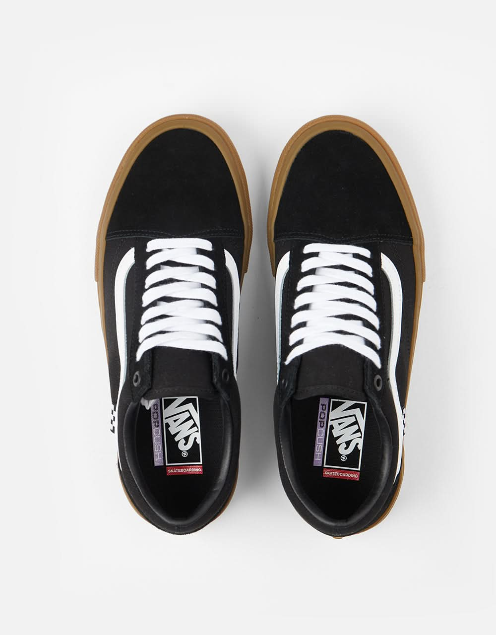 Scarpe Vans Skate Old Skool - Nere/Gomma