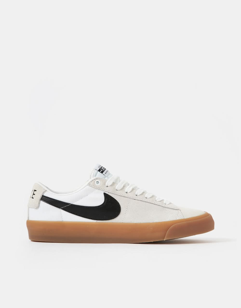 Nike SB Zoom Blazer Low Pro GT zapatos de skate - Blanco/Negro-Blanco-Blanco