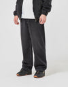 Route One Super Baggy Denim Jeans - Washed Black