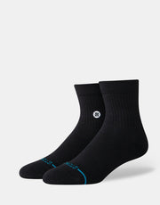 Stance Icon Quarter Classic Crew Socks - Black