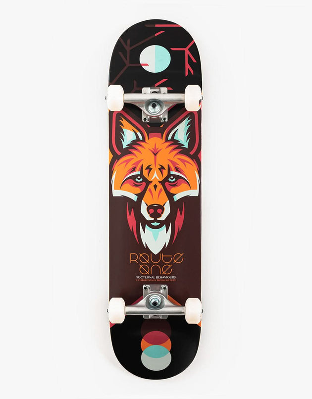 Route One Nocturnal Behaviours 'Fox' Complete Skateboard - 8"