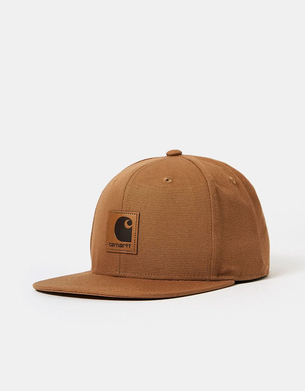 Cappellino snapback con logo Carhartt WIP - Hamilton Marrone