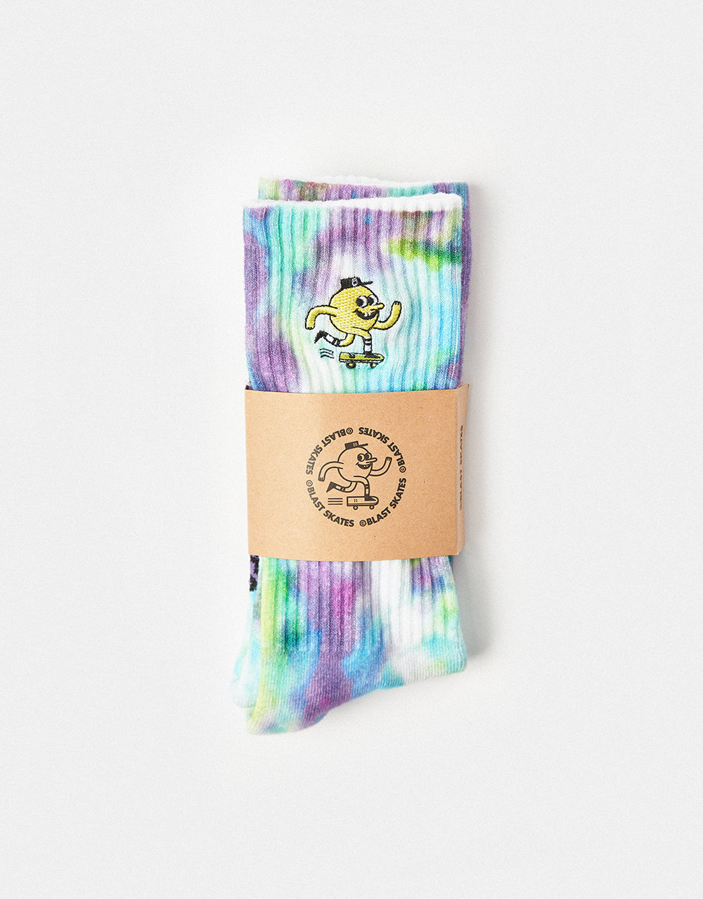 Blast Skates Mascot Socks - Tie Dye