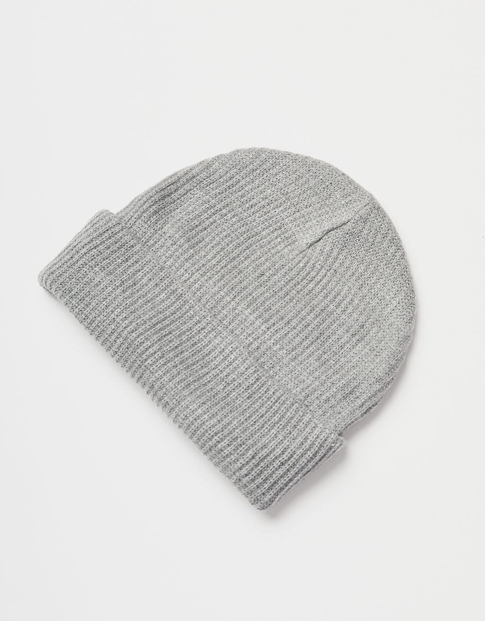 Route One Recycled Fisherman Beanie - Heather Grey