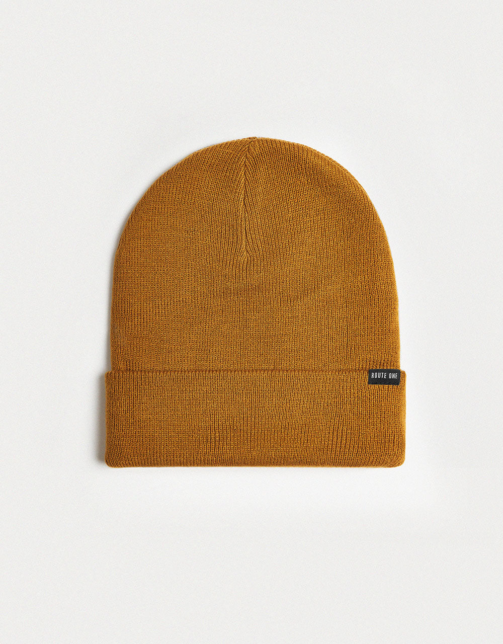 Route One Recycled NY Cuff Beanie - Brown