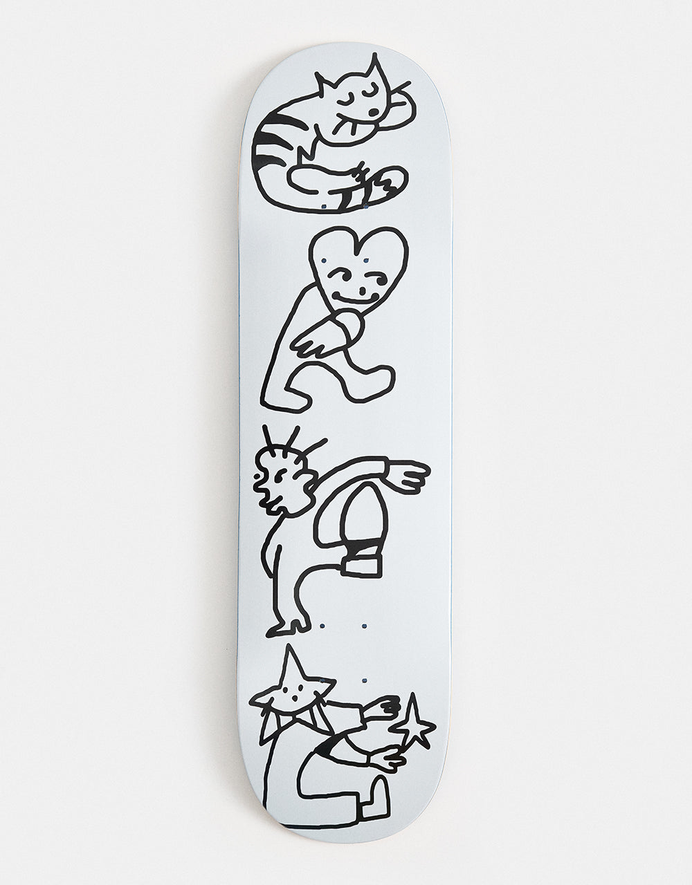 Skateboard Cafe "Buddy" C2 Skateboard Deck - White